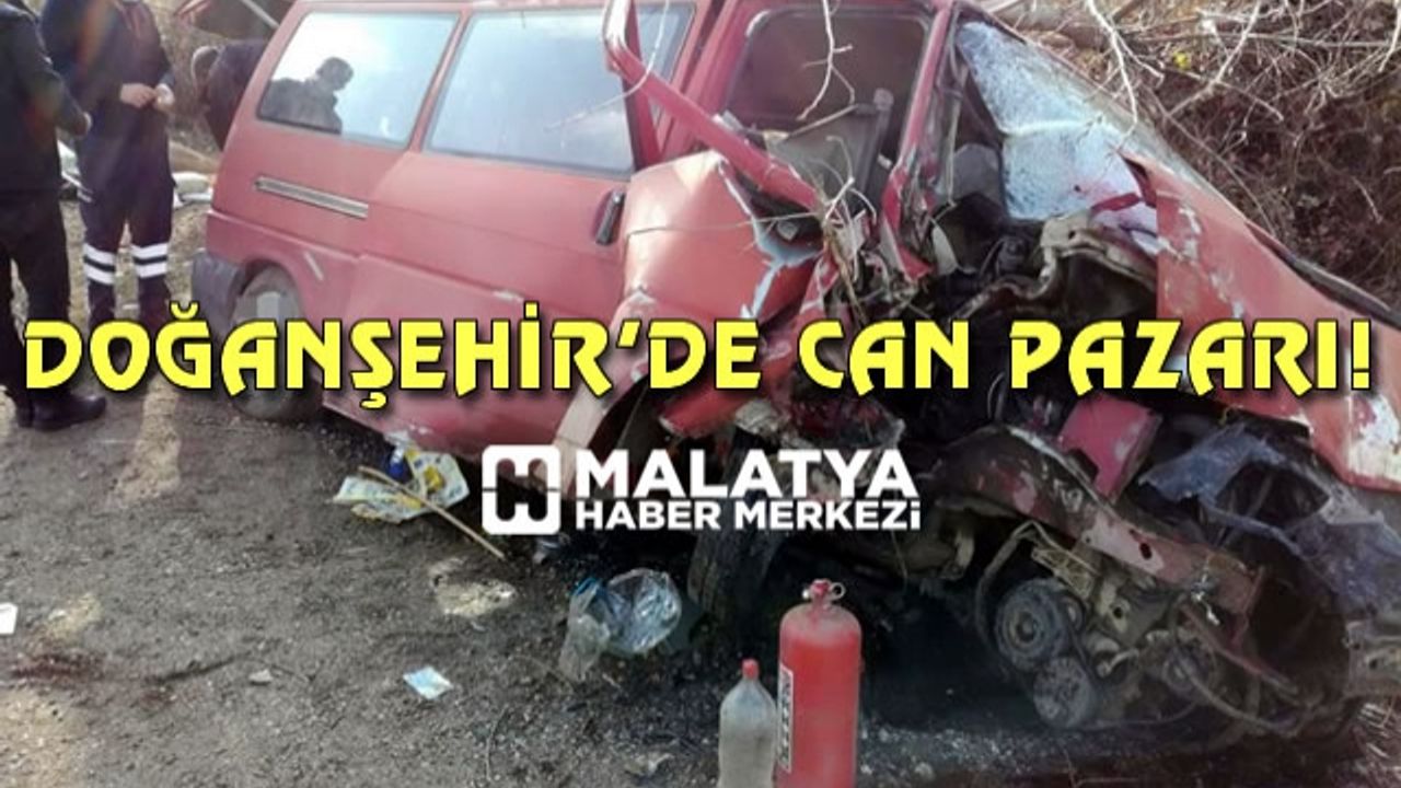 Doğanşehir'de trafik kazası: 3 yaralı