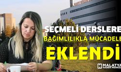 Bağımlılıkla mücadeleyi seçmeli derslere  ekleyen üniversiteler arasına katıldı.