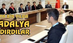 Şampiyonlardan Gençlik ve Spor İl Müdürü Ebu Bekir Kayhan'a ziyaret