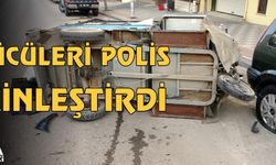 Meydana gelen kazada sürücüleri polis sakinleştirdi