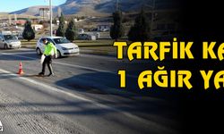 Trafik Kazası : 1 ağır yaralı