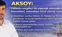 Milletin vergileri ile yapmak zorunda oldukları hizmetleri, vatandaşa  lütuf olarak sundular!