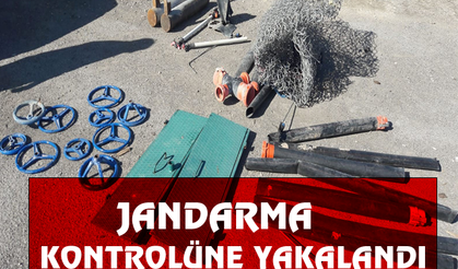 JANDARMA KONTROLÜNE YAKALANDI