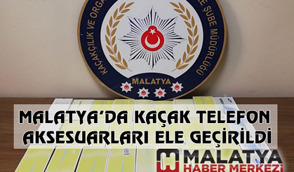 Kaçak cep telefonu aksesuarları ele geçirildi