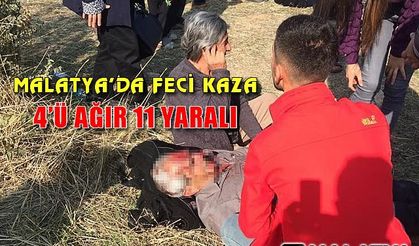 Malatya'da feci kaza