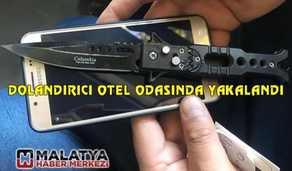 Telefon dolandırıcısı otel odasında yakalandı