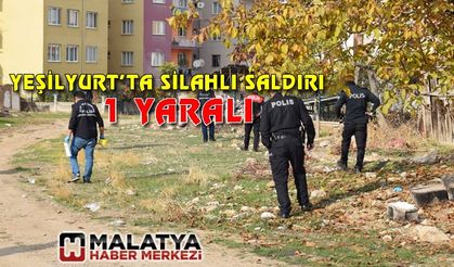 Yeşilyurt'ta silahlı saldırı: 1 yaralı