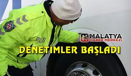 Emniyet kış lastiği denetimine başladı