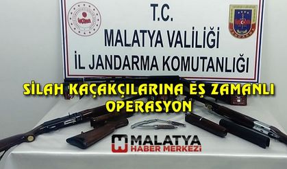 Jandarmadan silah kaçakçılarına eş zamanlı operasyon: 2 gözaltı