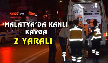 Malatya'da döner bıçaklı muştalı kavga: 2 yaralı