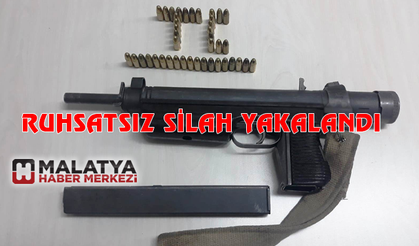 Ruhsatız uzun namlulu silahla yakalandı