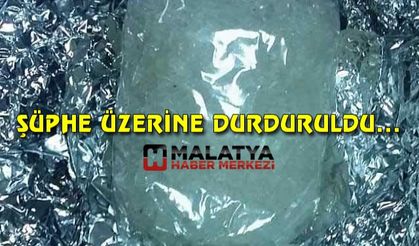 Şüphe üzerine durduruldu, üzerinde uyuşturucu madde çıktı