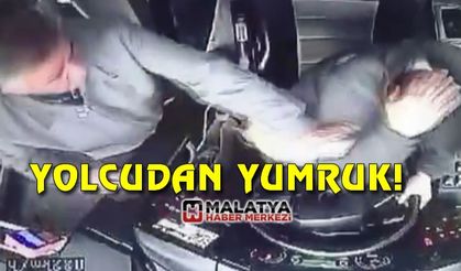 Yolcudan otobüs şoförüne yumruk