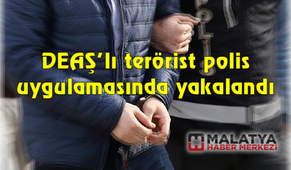 DEAŞ'lı terörist polis uygulamasında yakalandı