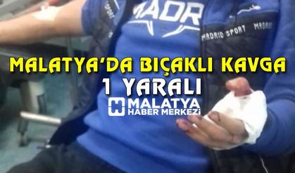 Malatya'da bıçaklı saldırı: 1 yaralı