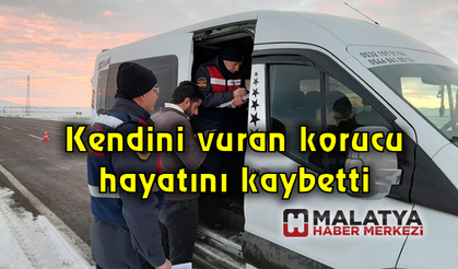 Kendini vuran korucu hayatını kaybetti