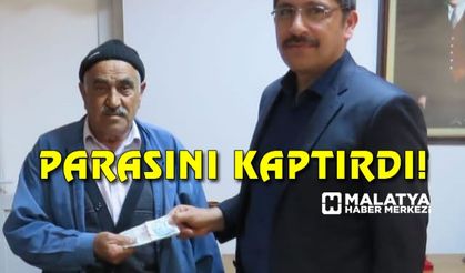 ATM'de maaşını çekmek isterken parasını kaptırdı