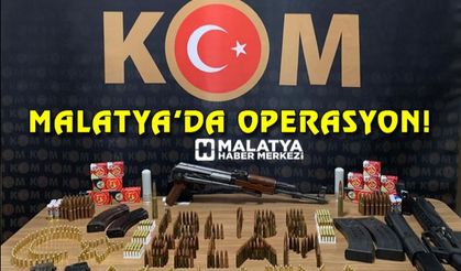 Malatya'da silah kaçakçılığı ve gasp şüphelilerine operasyon: 7 gözaltı