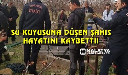 Malatya'da su kuyusuna düşen yaşlı adam hayatını kaybetti