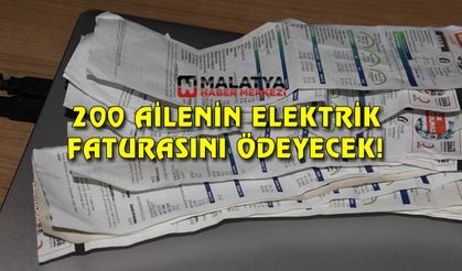 Elazığ’da gizli hayırsever, 200 ailenin elektrik faturasını ödeyecek