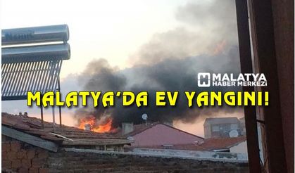 Malatya’da ev yangını: 1 kişi dumandan etkilendi