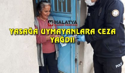 Malatya'da korona yasaklarına uymayanlara ceza yağdı