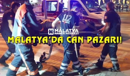 Malatya'da iki otomobil çarpıştı:4 yaralı