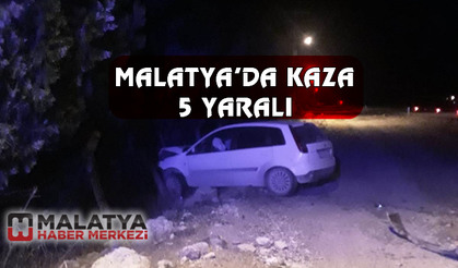 Malatya'da trafik kazası: 5 yaralı