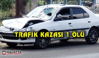 Trafik kazası: 1 ölü