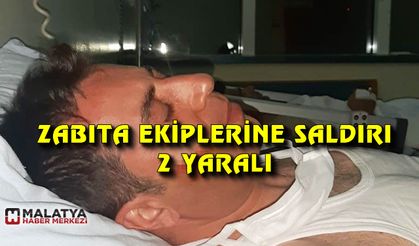 Zabıta ekiplerine saldırı: 2 yaralı