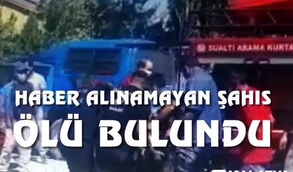 Kendisinden haber alınamayan şahsın cesedi su kanalında bulundu