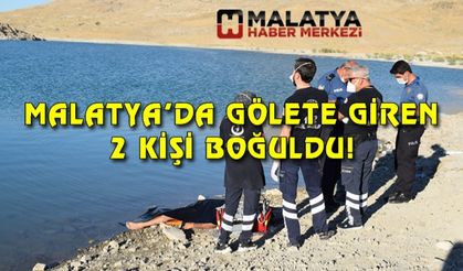 Malatya'da gölete giren 2 kişi boğuldu