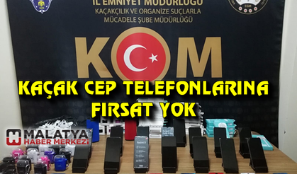 Kaçak cep telefonlarına izin yok