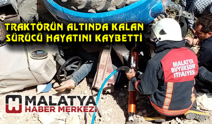 Traktörün altında kalan sürücü öldü