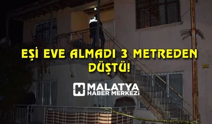 3 metre yükseklikten düşen alkollü şahıs yaralandı