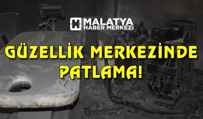 Güzellik merkezinde patlama