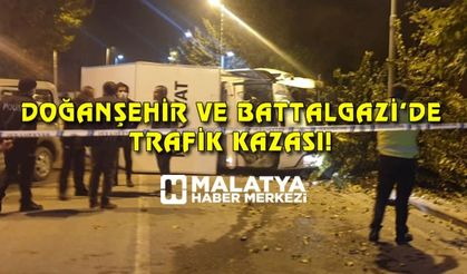 Malatya'da iki ayrı trafik kazası: 3 yaralı