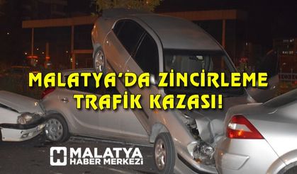 Malatya’da zincirleme kaza: 6 araç birbirine girdi