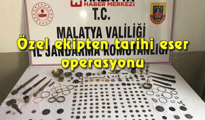 Özel ekipten tarihi eser operasyonu