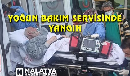 Korona hastaların bulunduğu yoğun bakım servisinde yangın çıktı