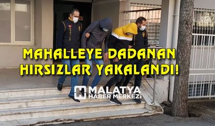 Mahalleye dadanan hırsızlar yakalandı