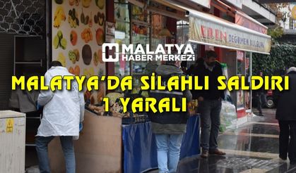 Malatya'da silahlı saldırı: 1 yaralı