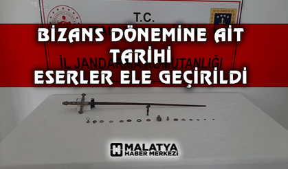 Bizans dönemine ait tarihi eserler ele geçirildi