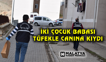 İki çocuk babası tüfekle canına kıydı