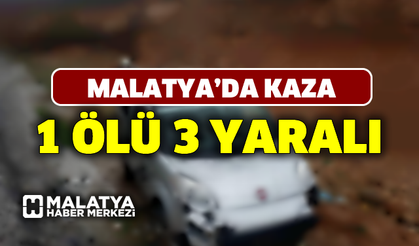 Kayganlaşan yol kazaya neden oldu: 1 ölü, 3 yaralı