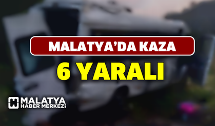 Minibüs bariyerlere çarptı: 6 yaralı.