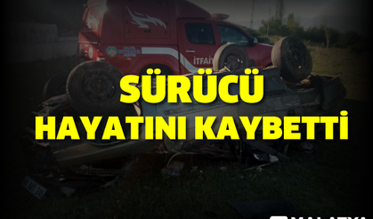 Otomobil takla attı, sürücü hayatını kaybetti