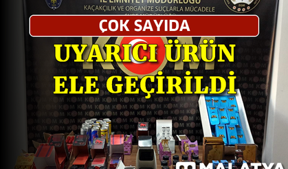 Malatya'da çok sayıda cinsel uyarıcı ürün ele geçirildi