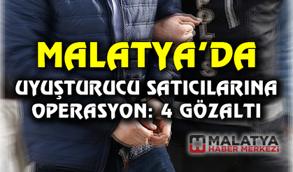 Uyuşturucu satıcılarına operasyon: 4 gözaltı