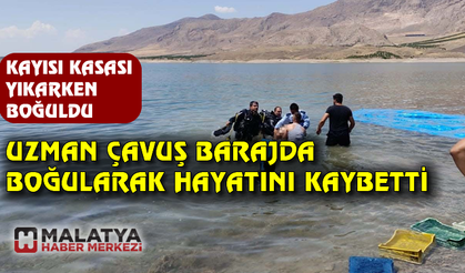 Uzman Çavuş barajda boğularak hayatını kaybetti